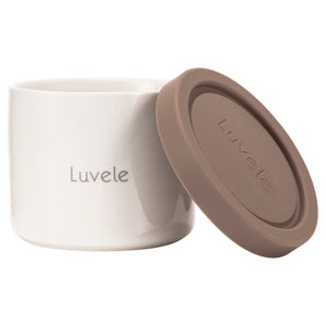 Luvele 4x 400ml ceramic yoghurt jars | Compatible with Pure Yoghurt Maker